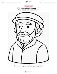 Robert Recorde printable worksheet preview