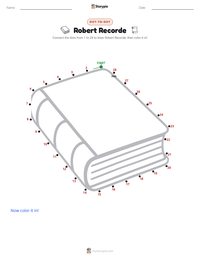 Robert Recorde printable worksheet preview