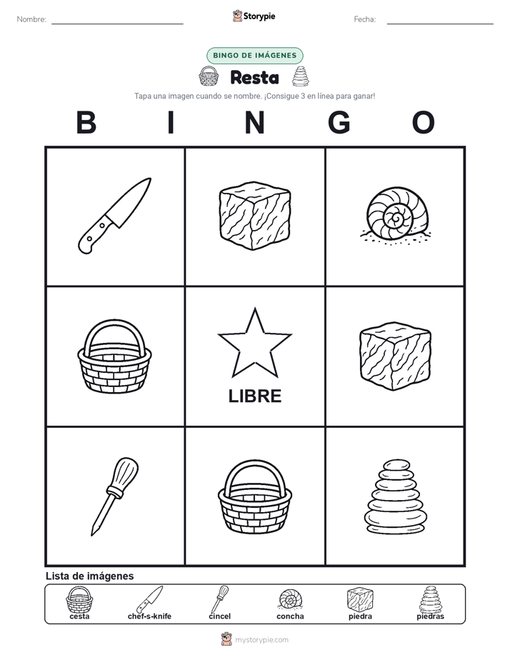 Bingo de Imágenes