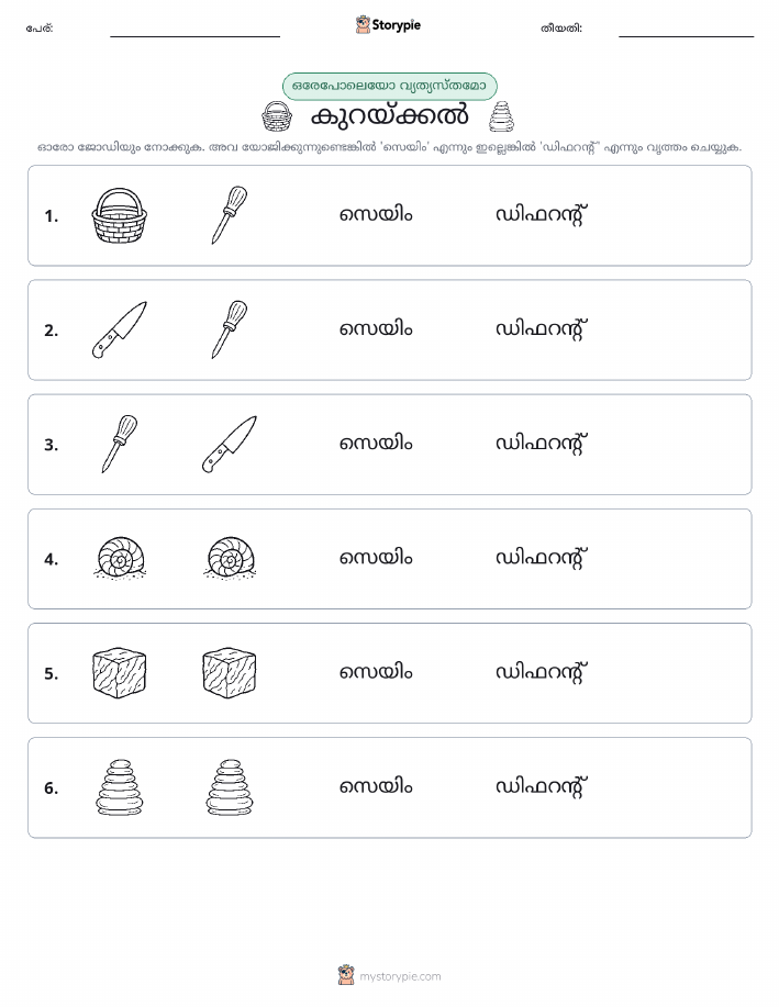 ഒന്നോ വ്യത്യാസമോ