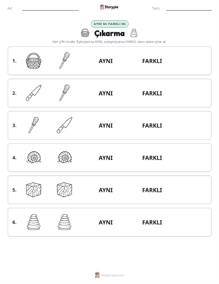 Aynı mı Farklı mı