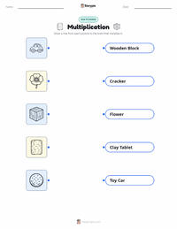 Multiplication printable worksheet for kids