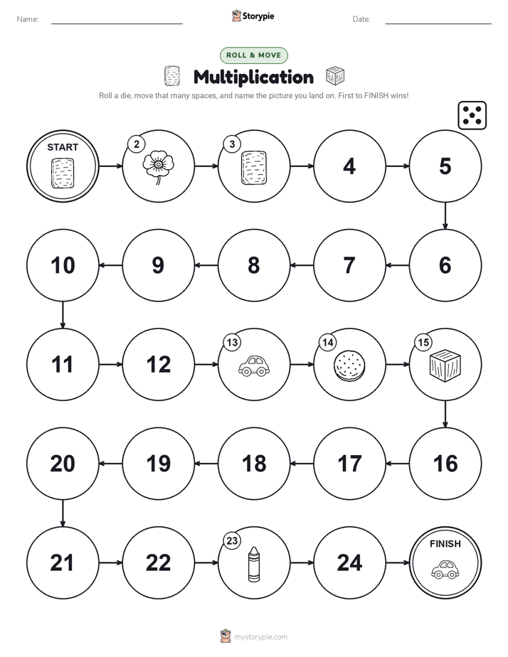 Roll & Move Game