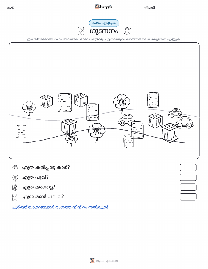 എണ്ണുന്ന ദൃശ്യങ്ങൾ