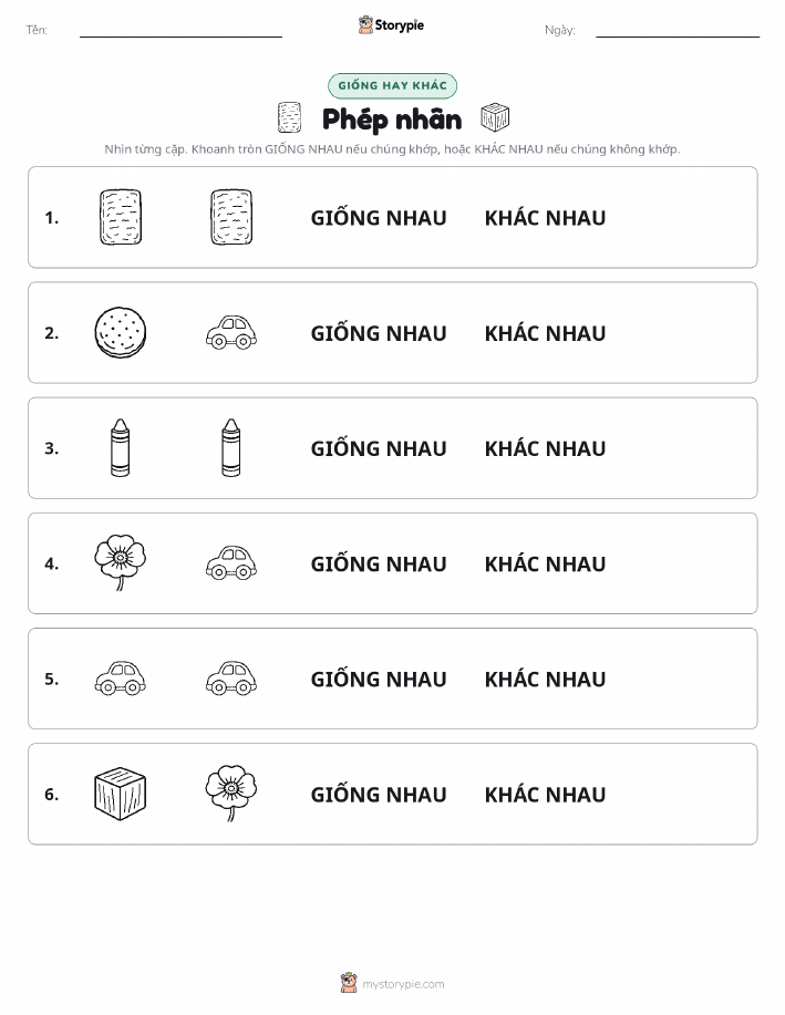 Giống Hay Khác