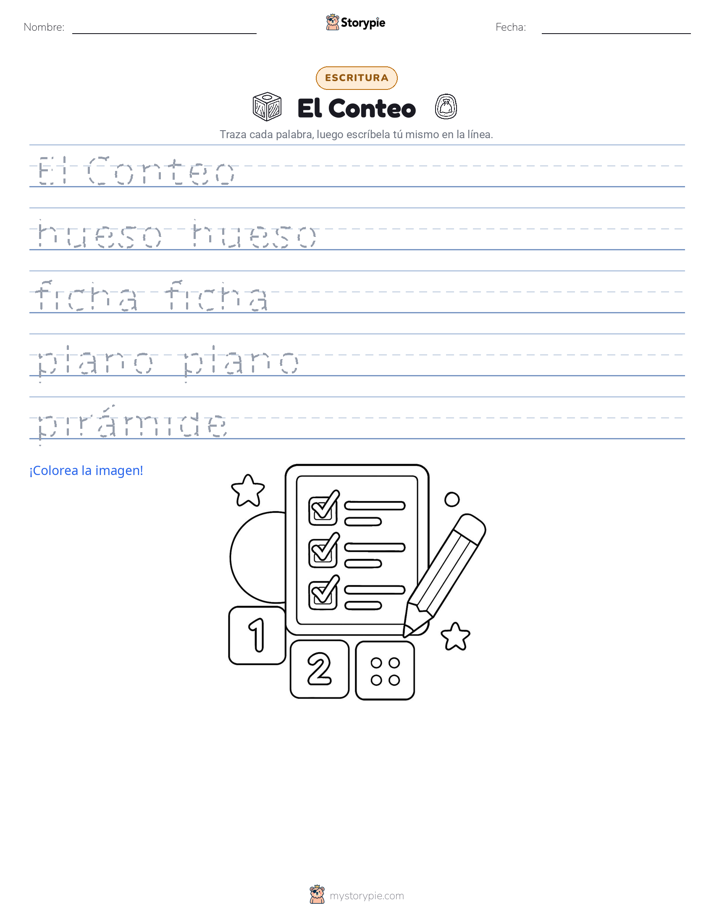 Práctica de Escritura