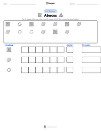 Abacus afdrukbare werkblad voorbeeld