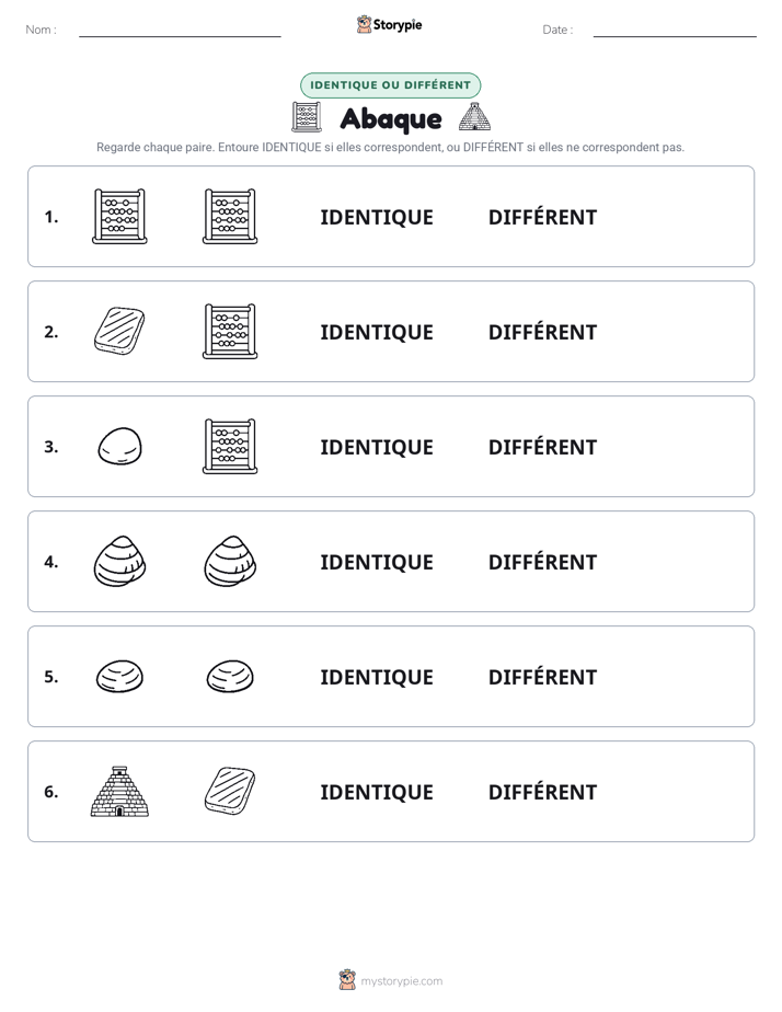 Identique ou Différent