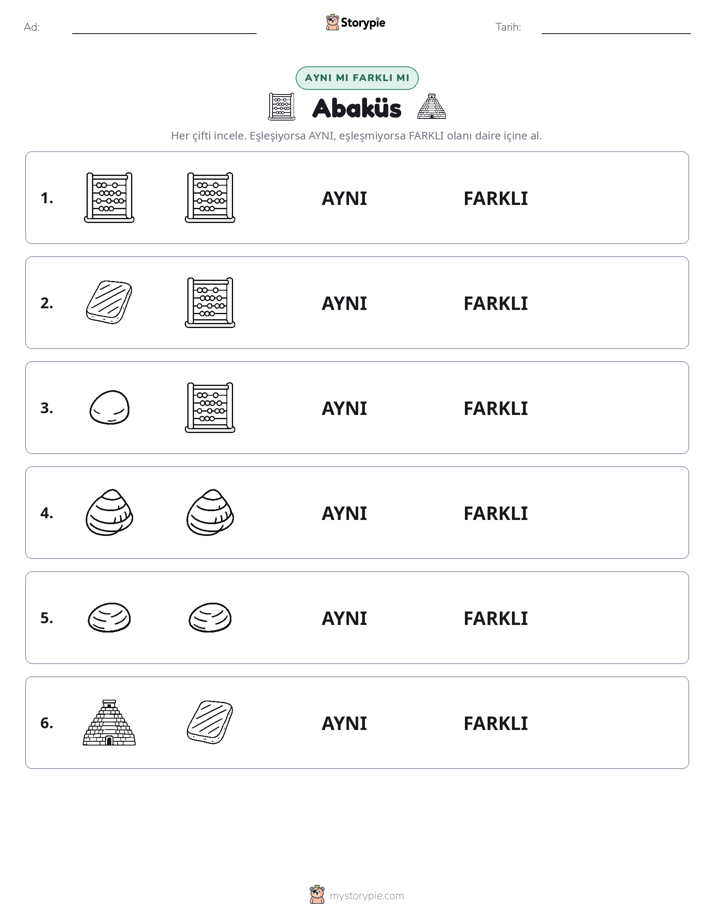Aynı mı Farklı mı