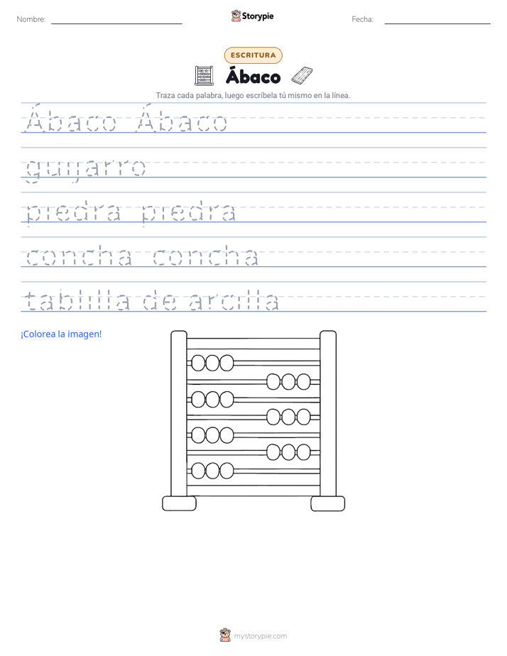 Práctica de Escritura