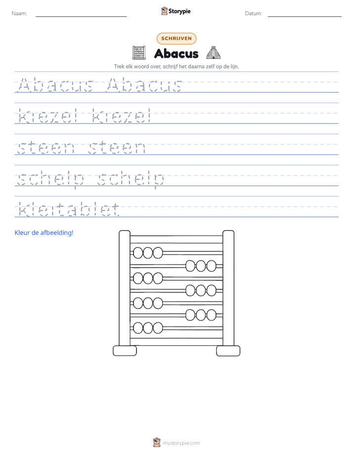 Schrijf Oefening