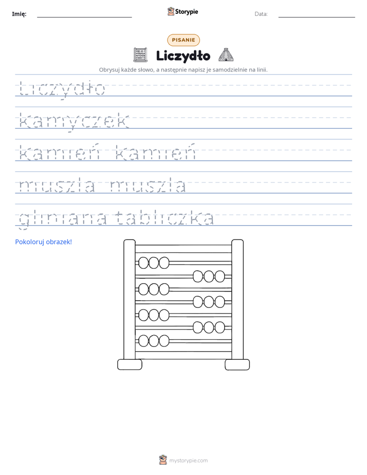 Ćwiczenie Pisania