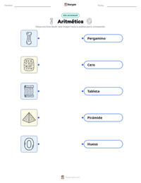 Hoja de trabajo imprimible de Aritmética para niños