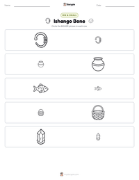 Ishango Bone printable worksheet preview