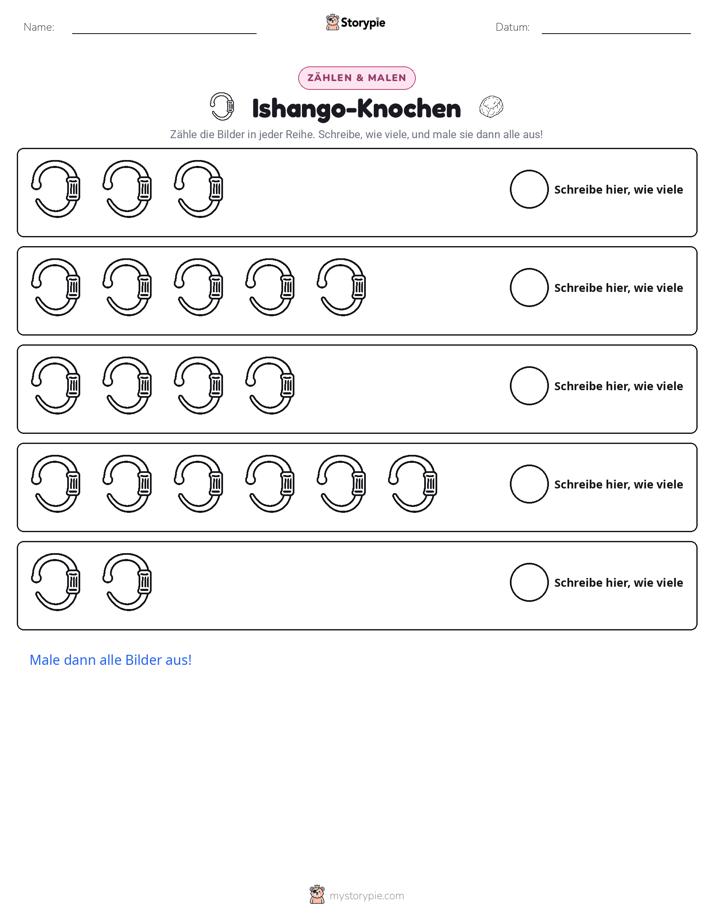 Zählen & Ausmalen