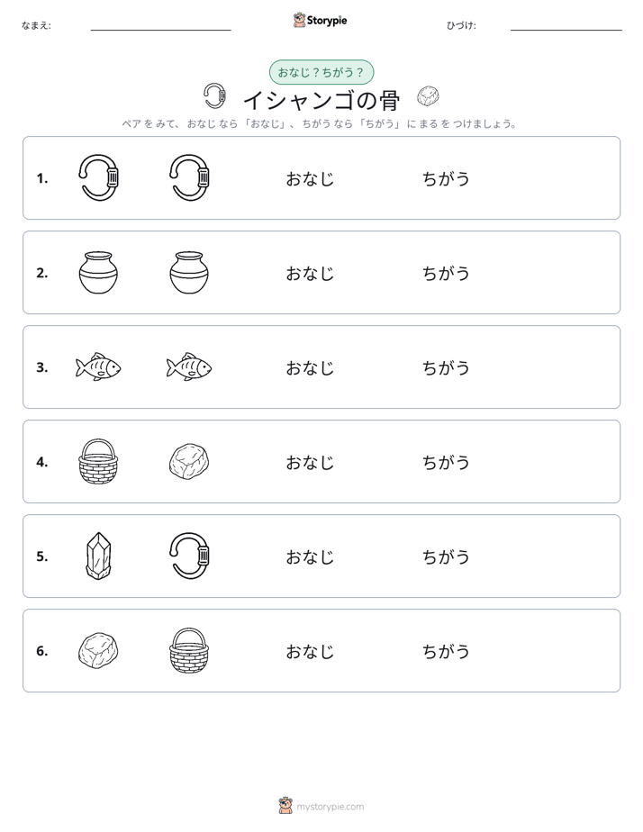 同じか違うか