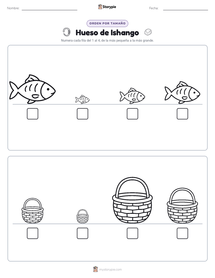 Orden de Tamaños
