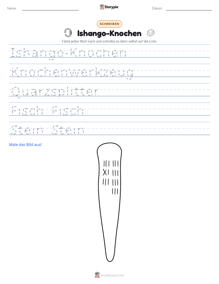 Schreibübung