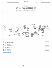CRISPR基因编辑 可打印工作表预览