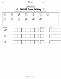 CRISPR Gene Editing printable worksheet preview