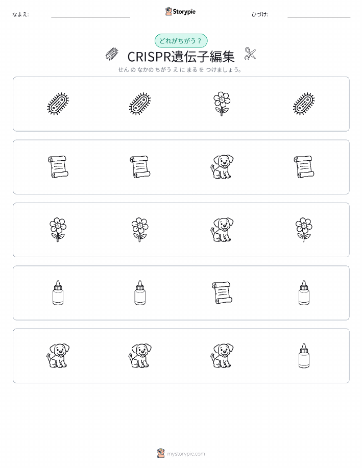 異なるものを見つけよう