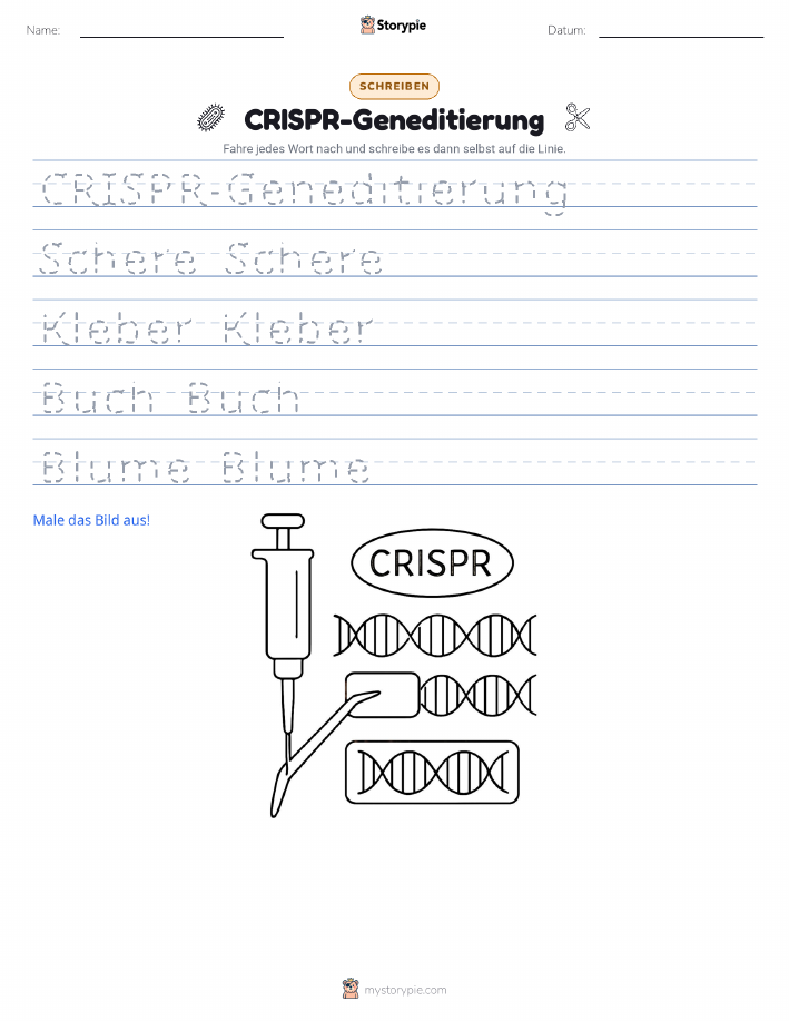 Schreibübung