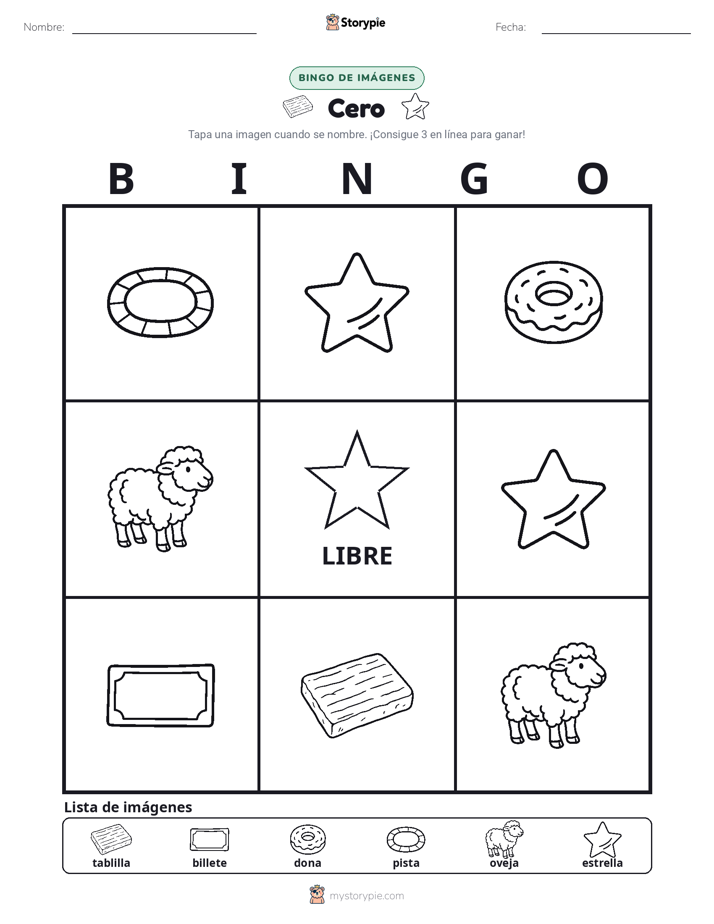 Bingo de Imágenes
