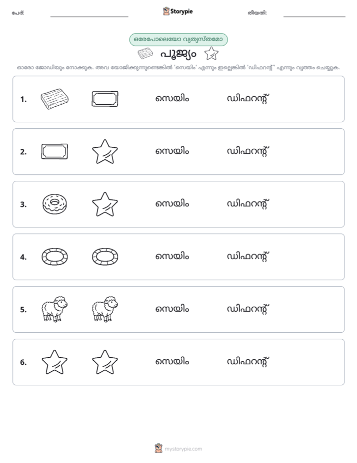 ഒന്നോ വ്യത്യാസമോ