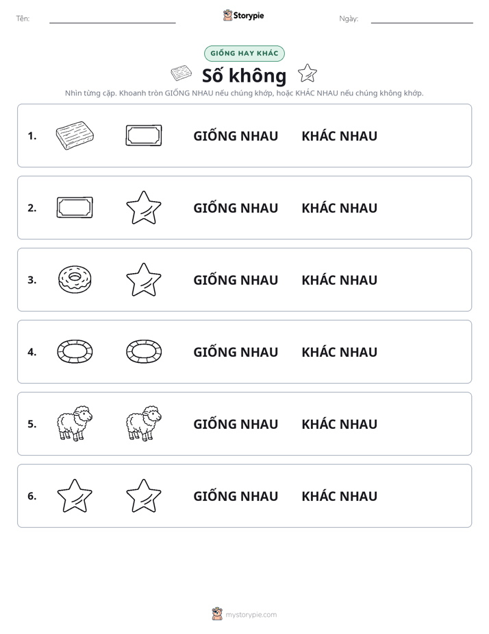 Giống Hay Khác