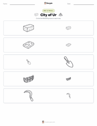 City of Ur printable worksheet preview