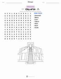 City of Ur printable worksheet preview