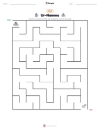 Ur-Nammu printable worksheet preview