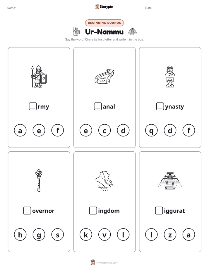 Beginning Sounds