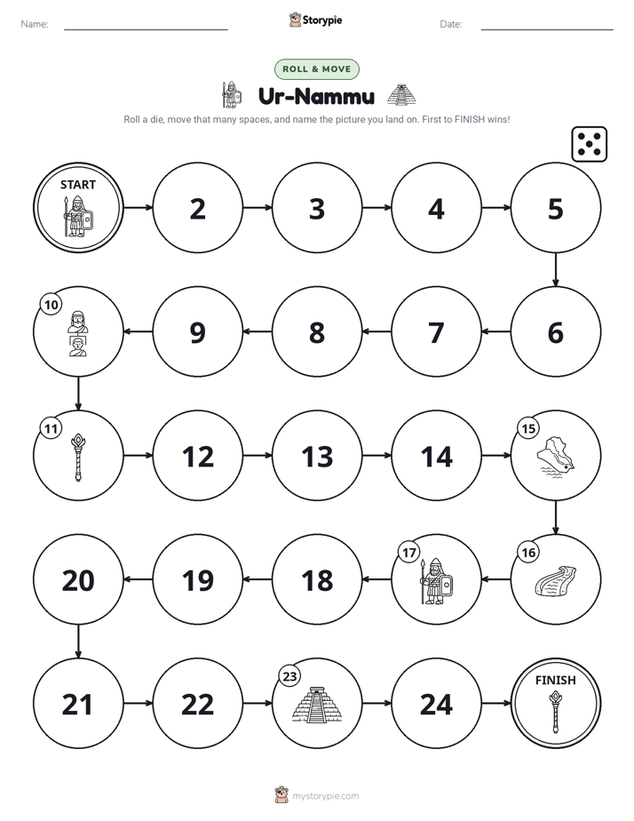 Roll & Move Game