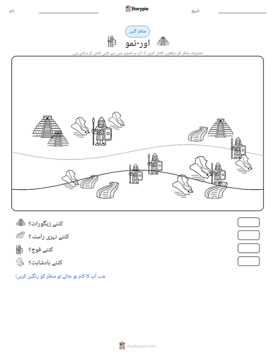 گنتی کا منظر