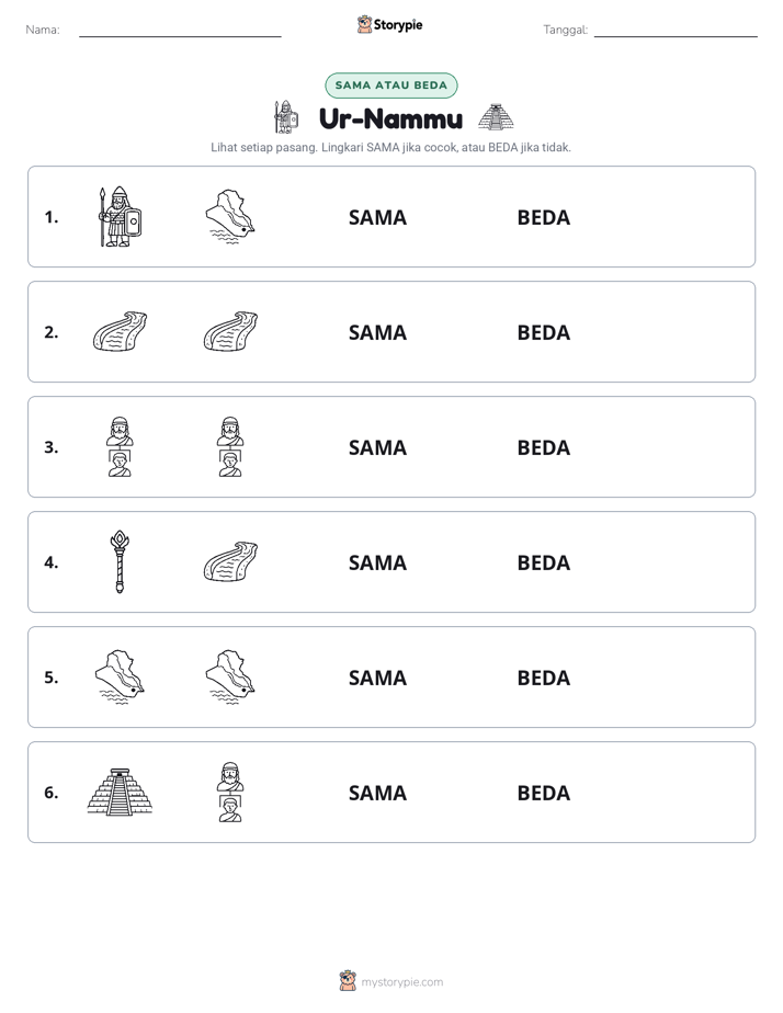 Sama atau Berbeda