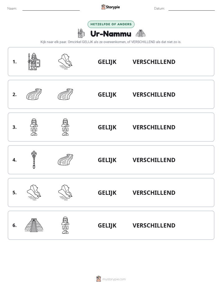 Zelfde of Verschillend