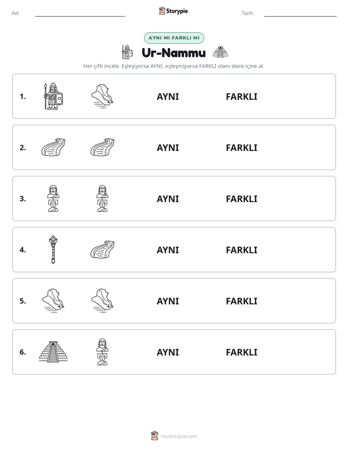 Aynı mı Farklı mı