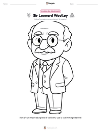 Anteprima della scheda stampabile di Sir Leonard Woolley