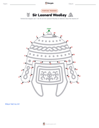 Sir Leonard Woolley afdrukbare werkblad voorbeeld