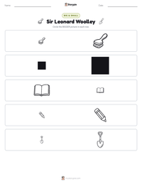 Sir Leonard Woolley printable worksheet preview