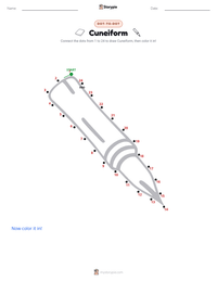 Cuneiform printable worksheet preview
