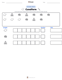 Cuneiform printable worksheet preview