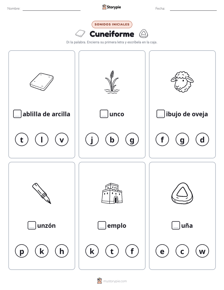 Sonidos Iniciales