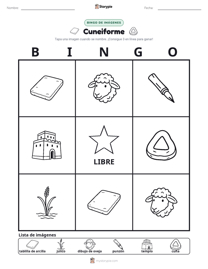 Bingo de Imágenes