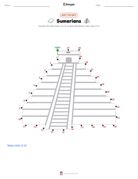 Sumerians printable worksheet preview