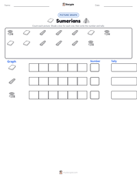Sumerians printable worksheet preview