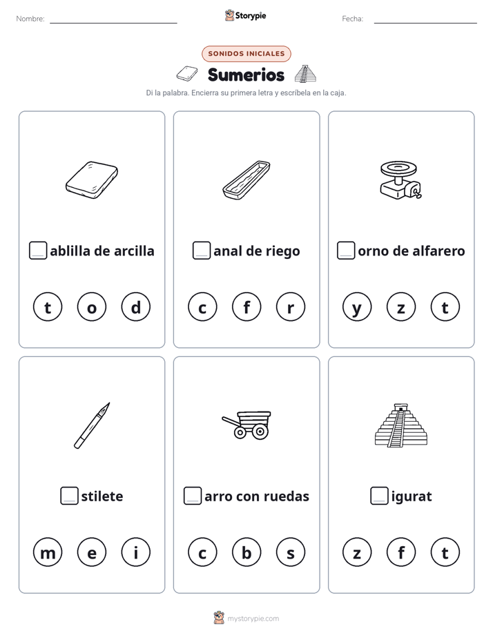 Sonidos Iniciales