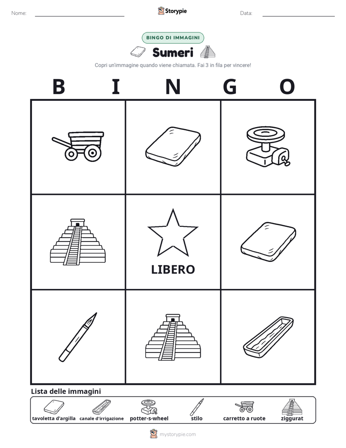 Bingo delle Immagini