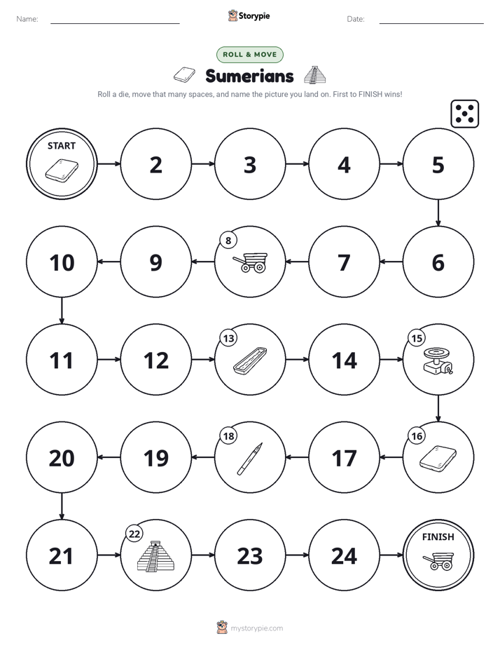 Roll & Move Game